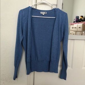 Blue cardigan
